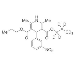 Nitrendipine dipropyl-d7 ester (CAS 77888-05-2) - chemical structure image
