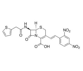 Nitrocefin (CAS 41906-86-9) - chemical structure image