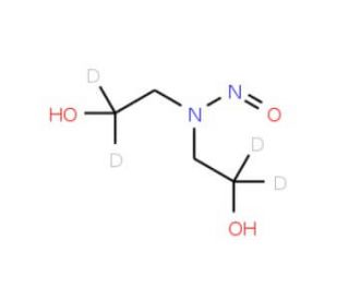 Nitrosobis(2-hydroxyethyl)amine-d4 - chemical structure image