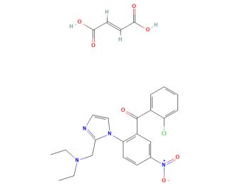 Nizofenone fumarate (CAS 54533-86-7) - chemical structure image