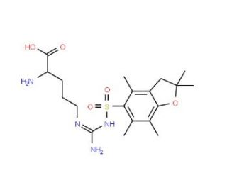 Nomega-(2,2,4,6,7-Pentamethyldihydrobenzofuran-5-sulfonyl)-L-arginine (CAS 200115-86-2) - chemical structure image