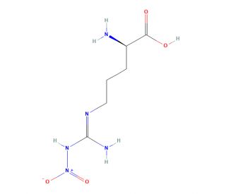 N&omega;-Nitro-D-arginine - chemical structure image