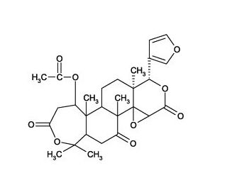 Nomilin (CAS 1063-77-0) - chemical structure image