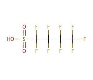 Nonafluorobutane-1-sulfonic acid (CAS 375-73-5) - chemical structure image