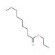 Nonanoic acid propyl ester (CAS 6513-03-7) - chemical structure image