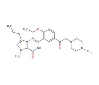 Nor-acetildenafil (CAS 949091-38-7) - chemical structure image