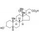 Nor-Desoxycholic Acid (CAS 53608-86-9) - chemical structure image