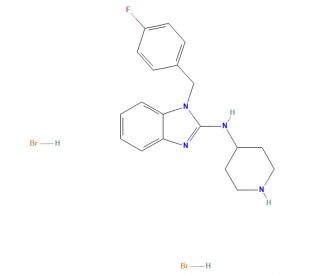 Norastemizole hydrobromide (CAS 75970-64-8) - chemical structure image
