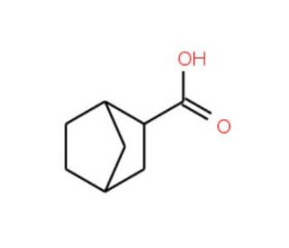 Norbornane-2-carboxylic acid (CAS 824-62-4) - chemical structure image