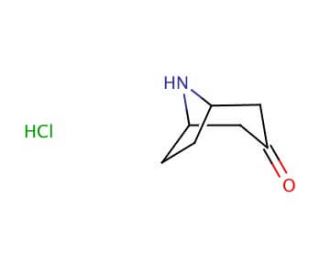 Nortropinone Hydrochloride (CAS 25602-68-0) - chemical structure image