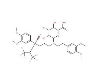 Norverapamil-d6 N-&beta;-D-Glucuronide - chemical structure image
