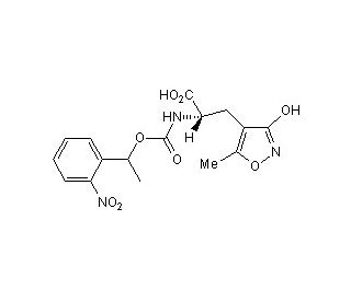 NPEC-caged-(S)-AMPA (CAS 1257323-84-4) - chemical structure image