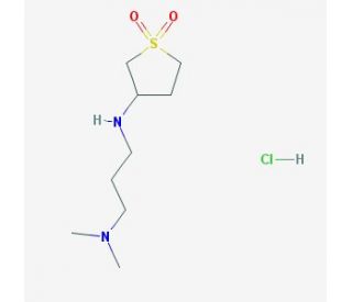N&prime;-(1,1-dioxidotetrahydrothien-3-yl)-N,N-dimethylpropane-1,3-diamine hydrochloride - chemical structure image