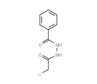 N&prime;-(2-chloroacetyl)benzohydrazide (CAS 50677-24-2) - chemical structure image
