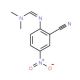 N′-(2-Cyano-4-nitrophenyl)-N,N-dimethyliminoformamide (CAS 39263-34-8) - chemical structure image