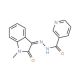 N′-[(3Z)-1-methyl-2-oxo-2,3-dihydro-1H-indol-3-ylidene]pyridine-3-carbohydrazide - chemical structure image