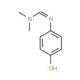 N′-(4-Hydroxyphenyl)-N,N-dimethylformamidine (CAS 2350-51-8) - chemical structure image