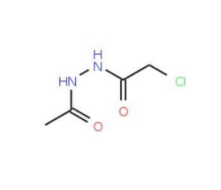 N&prime;-acetyl-2-chloroacetohydrazide (CAS 4002-21-5) - chemical structure image
