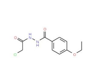 N&prime;-(chloroacetyl)-4-ethoxybenzohydrazide - chemical structure image