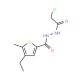 N′-(chloroacetyl)-4-ethyl-5-methylthiophene-2-carbohydrazide - chemical structure image