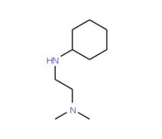 N&prime;-Cyclohexyl-N,N-dimethyl-ethane-1,2-diamine - chemical structure image