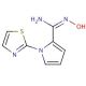 N′-Hydroxy-1-(1,3-thiazol-2-yl)-1H-pyrrole-2-carboximidamide (CAS 685107-91-9) - chemical structure image