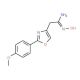 N′-hydroxy-2-[2-(4-methoxyphenyl)-1,3-oxazol-4-yl]ethanimidamide - chemical structure image