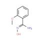 N′-hydroxy-2-methoxybenzenecarboximidamide (CAS 771-28-8) - chemical structure image