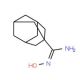 N′-hydroxyadamantane-1-carboximidamide (CAS 53658-91-6) - chemical structure image