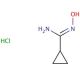 N′-hydroxycyclopropanecarboximidamide hydrochloride - chemical structure image