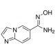 N′-Hydroxyimidazo[1,2-a]pyridine-6-carboximidamide (CAS 885950-24-3) - chemical structure image