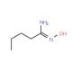 N′-hydroxypentanimidamide - chemical structure image