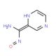 N′-Hydroxypyrazine-2-carboximidamide (CAS 51285-05-3) - chemical structure image