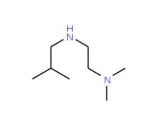N&prime;-isobutyl-N,N-dimethylethane-1,2-diamine - chemical structure image