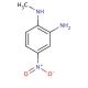N′-Methyl-4-nitrophenylene-1,2-diamine (CAS 41939-61-1) - chemical structure image