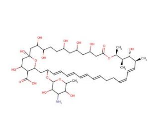 Nystatin (CAS 1400-61-9) - chemical structure image