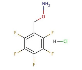 O-(2,3,4,5,6-Pentafluorobenzyl)hydroxylamine hydrochloride (CAS 57981-02-9) - chemical structure image