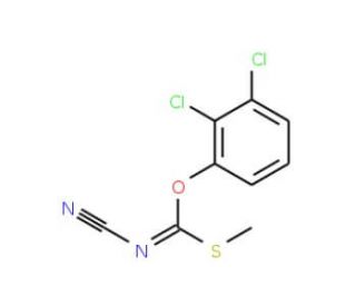 O-(2,3-Dichlorophenyl) S-methyl N-cyanocarbonimidothioate - chemical structure image