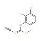 O-(2,3-Dichlorophenyl) S-methyl N-cyanocarbonimidothioate - chemical structure image