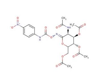 O-(2-Acetamido-2-deoxy-3,4,6-tri-o-acetyl-D-glucopyranosylidene)amino N-(4-nitrophenyl)carbamate (CAS 351421-19-7) - chemical