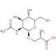 O-(2-Acetamido-2-deoxy-D-glucopyranosyl)-L-serine (CAS 17041-36-0) - chemical structure image