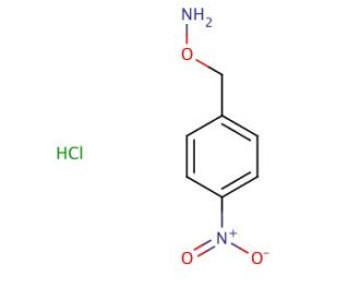 O-(4-Nitrobenzyl)hydroxylamine hydrochloride (CAS 2086-26-2) - chemical structure image