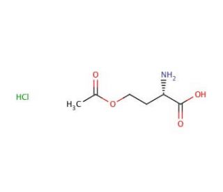 O-Acetyl-L-homoserine Hydrochloride (CAS 250736-84-6) - chemical structure image