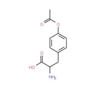 O-Acetyl-L-tyrosine (CAS 6636-22-2) - chemical structure image