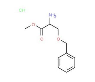 O-Benzyl-L-serine methyl ester hydrochloride (CAS 19525-87-2) - chemical structure image
