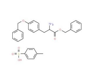 O-Benzyl-L-tyrosine benzyl ester 4-toluenesulfonate salt (CAS 66009-35-6) - chemical structure image