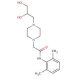 O-Desaryl Ranolazine (CAS 172430-46-5) - chemical structure image