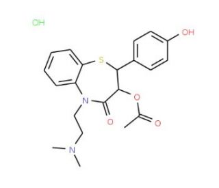 O-Desmethyl Diltiazem Hydrochloride (CAS 142926-07-6) - chemical structure image