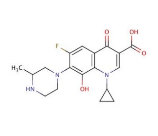 O-Desmethyl Gatifloxacin (CAS 616205-76-6) - chemical structure image