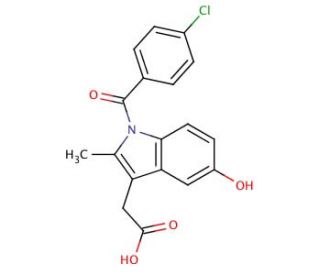 O-Desmethyl Indomethacin (CAS 2504-32-7) - chemical structure image